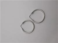 Orecchini Domar Donna Cerchi argento 925 lisci in Argento ORAR-433-280